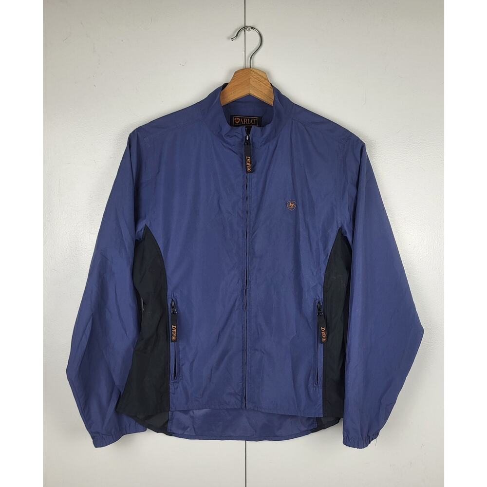 Ariat Lightweight Zip Up Windbreaker Western Outdoor Activewear Jacket | Small